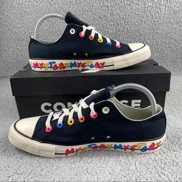 Converse sneaker chuck Taylor All Star Ox My Story Black Mens 9 Shoe Unisex - Picture 2 of 13